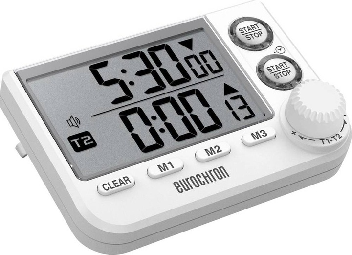 Productafbeelding Eurochron Kortstondige timer 2-regelig EDT 8002