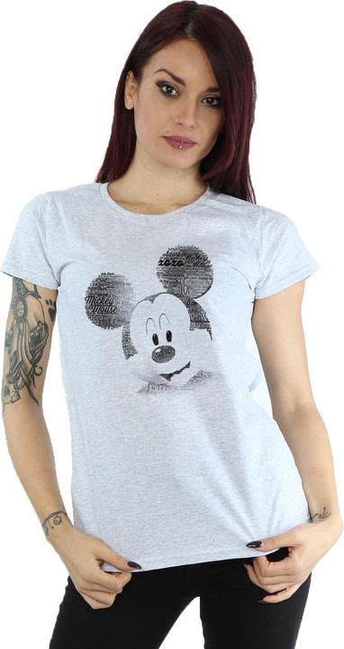 Produktbild Disney Mickey Mouse Text Face TShirt (S)