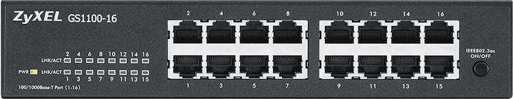 Actual product image Zyxel GS1100-16 V3 (16 Ports)