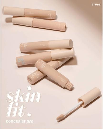 Actual product image Etude House Big Cover Skin Fit Concealer Pro (Neutral Peach)