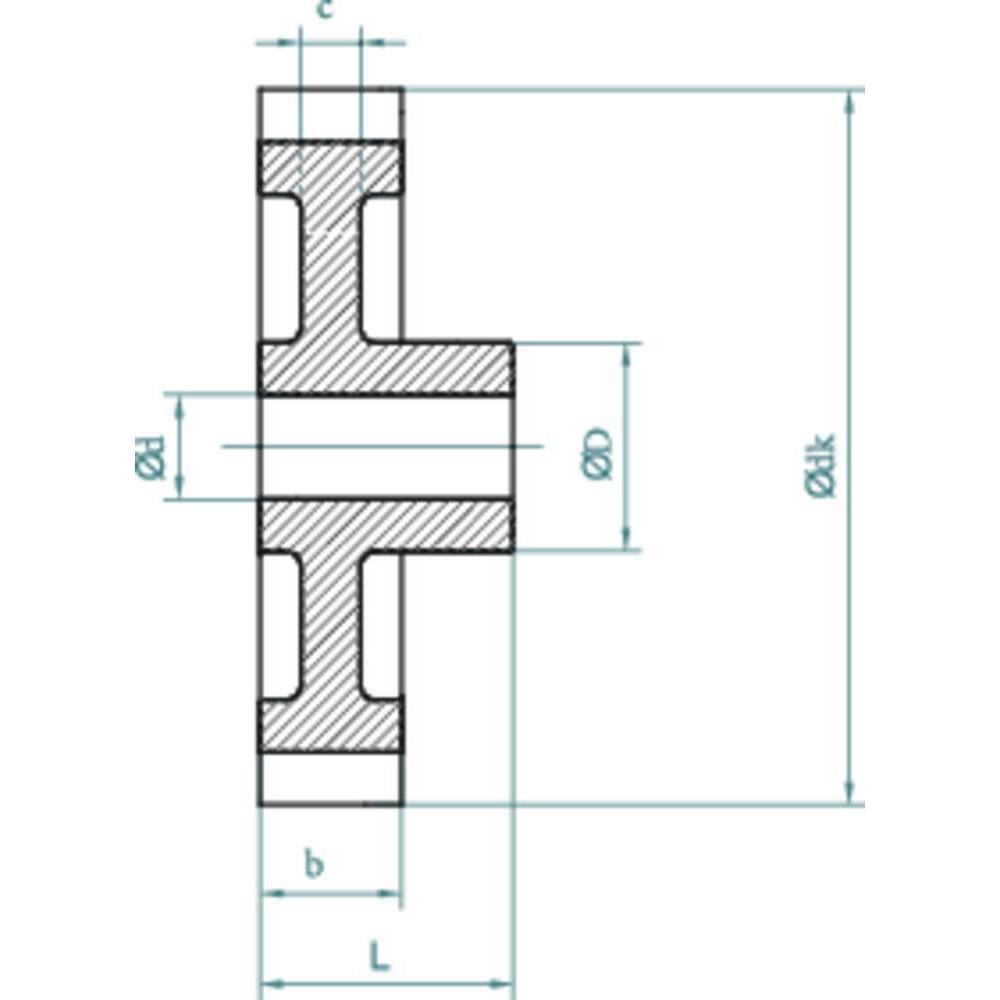 Thumbnail - Reely Polyacetal Stirnzahnrad Modul-