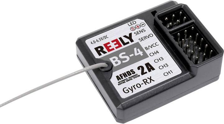 Actual product image Reely 4-channel gyro receiver BS-4 2
