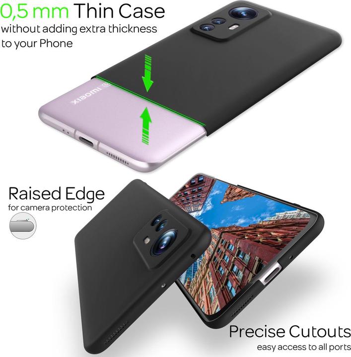 Actual product image Nalia Extra Thin Sleeve (Xiaomi 12, Xiaomi 12X)
