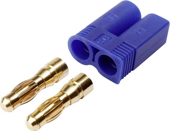 Actual product image Reely 1399712 Battery connector EC5 gold-plated 20 pcs. Special feature: gold-plated.