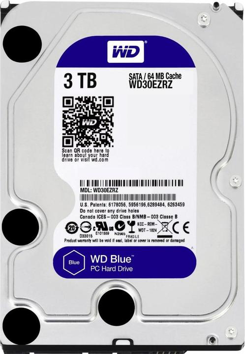 Actual product image WD Blue Retail (3 TB, 3.5", SMR)