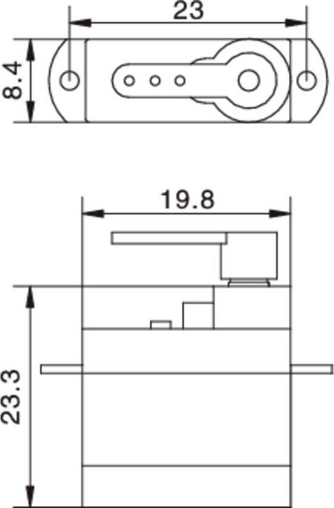 Produktbild Reely MicroServo SAnalogServo GetriebeMaterial