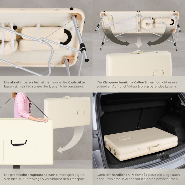 Actual product image tectake Massage table