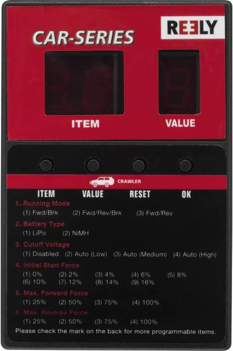 Actual product image Reely Speed controller
