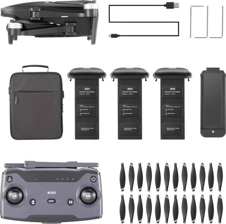 Produktbild Reely Quadrocopter GPS 4K Gravitii Super Combo (538 g, 20 Mpx)