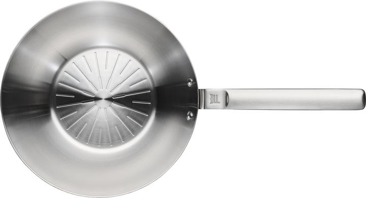 Actual product image Fiskars Norden Steel Wok, 28cm, uncoated (Stainless steel, 28 x 15 cm)