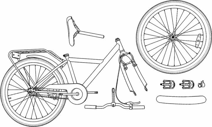 Produktbild vidaXL Kinderfahrrad (18")