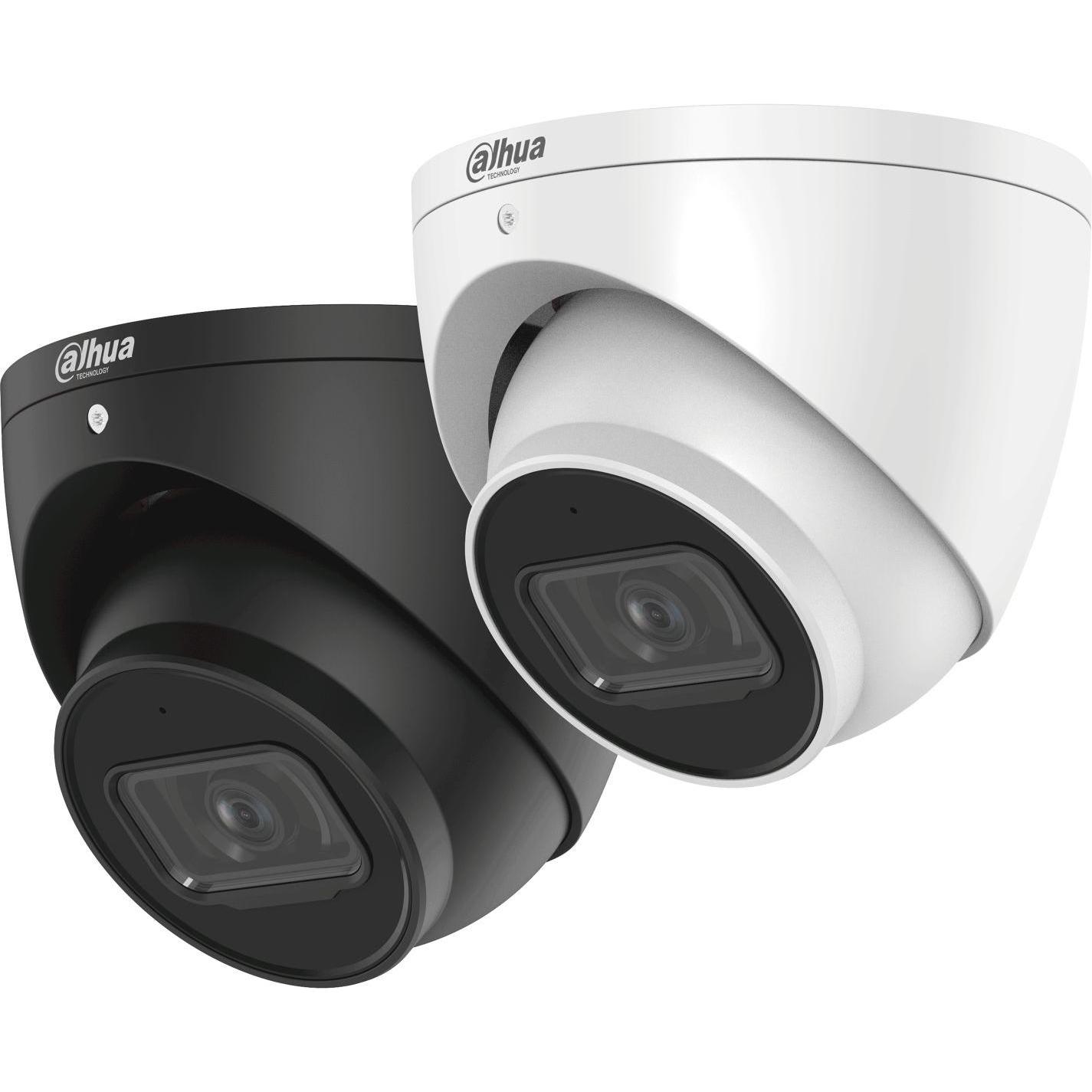 Dahua 8MP WizSense Eyeball Camera IPC-HDW3841EM-AS Black IPC-HDW3841EM-AS-B, Telecamera di rete, Nero