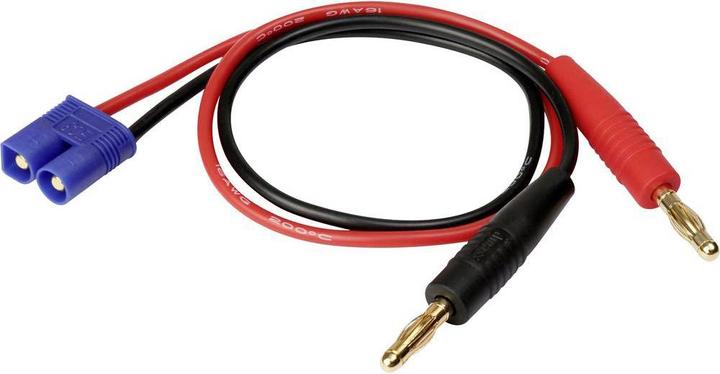 Reely Charging cable (2x banana plugs 4 mm