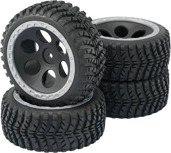 Produktbild Reely 1:10 Buggy Kompletträder Fighter Loch-Design Schwarz 2 St.