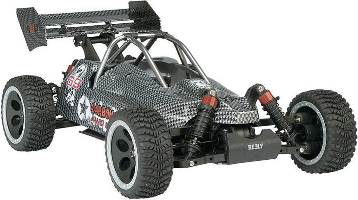 Produktbild Reely 1:10 Buggy Kompletträder Fighter Loch-Design Schwarz 2 St.