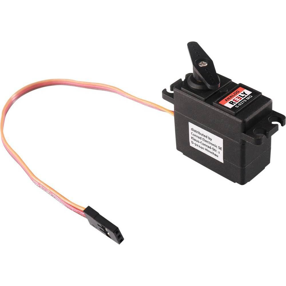 Thumbnail - Reely Micro-Servo Analog-Servo Getriebe-Material: Metall Stecksystem: JR