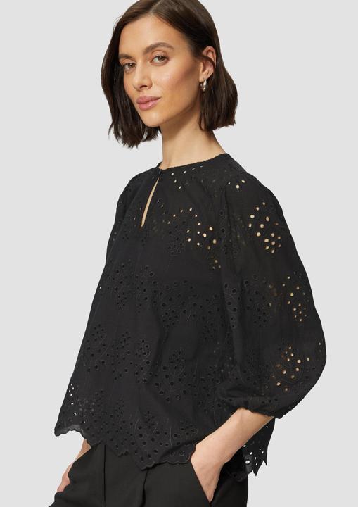 Immagine prodotto s.Oliver Bluse Semitransparente Bluse aus Broderie Anglaise (34)