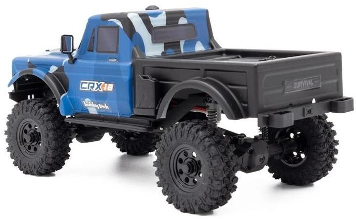 Actual product image Hobbytech Scale Crawler CRX18 Pick-up 4WD Blue, RTR, 1:18 (RTR Ready-to-Run)