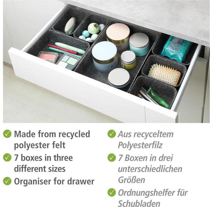 Produktbild Wenko Schubladen Organizer (20.5 x 28.5 cm, 3.59 l)