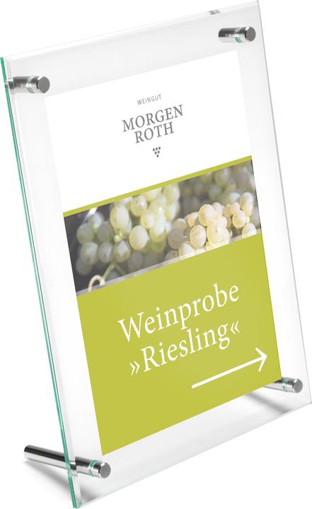 Image du produit Deflecto Présentoir de table avec bords polis "Superior Image" incliné