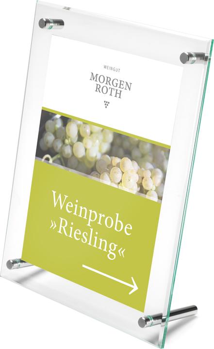 Image du produit Deflecto Présentoir de table avec bords polis "Superior Image" incliné