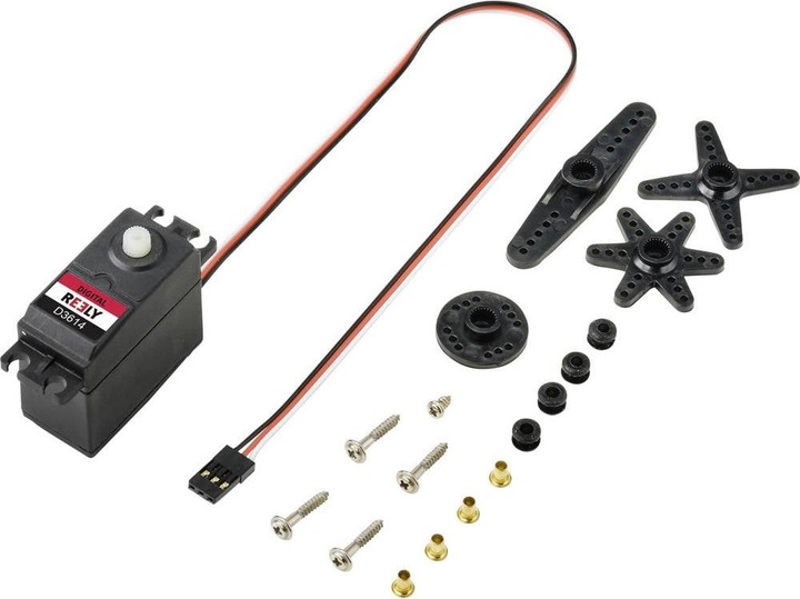 Produktbild Reely Standard-Servo D3614 Digital-Servo Getriebe-Material: Plastik Stecksystem: JR