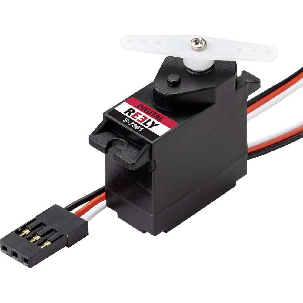 Thumbnail - Reely Micro-Servo Digital-Servo Getriebe-Material: Kunststoff Stecksystem: JR (S