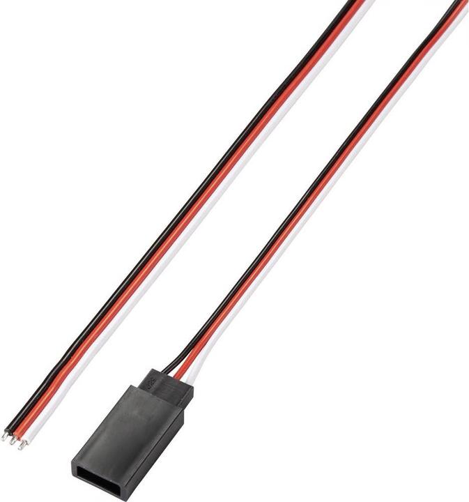 Actual product image Reely Servo plug cable 10 pcs. 30.00 cm 0.14 mm² flat