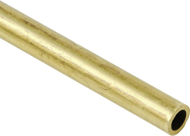 Image du produit Reely Laiton Tube Tige (Ø x L) 6 mm x 500 mm Diamètre intérieur : 4 mm 1 pc.