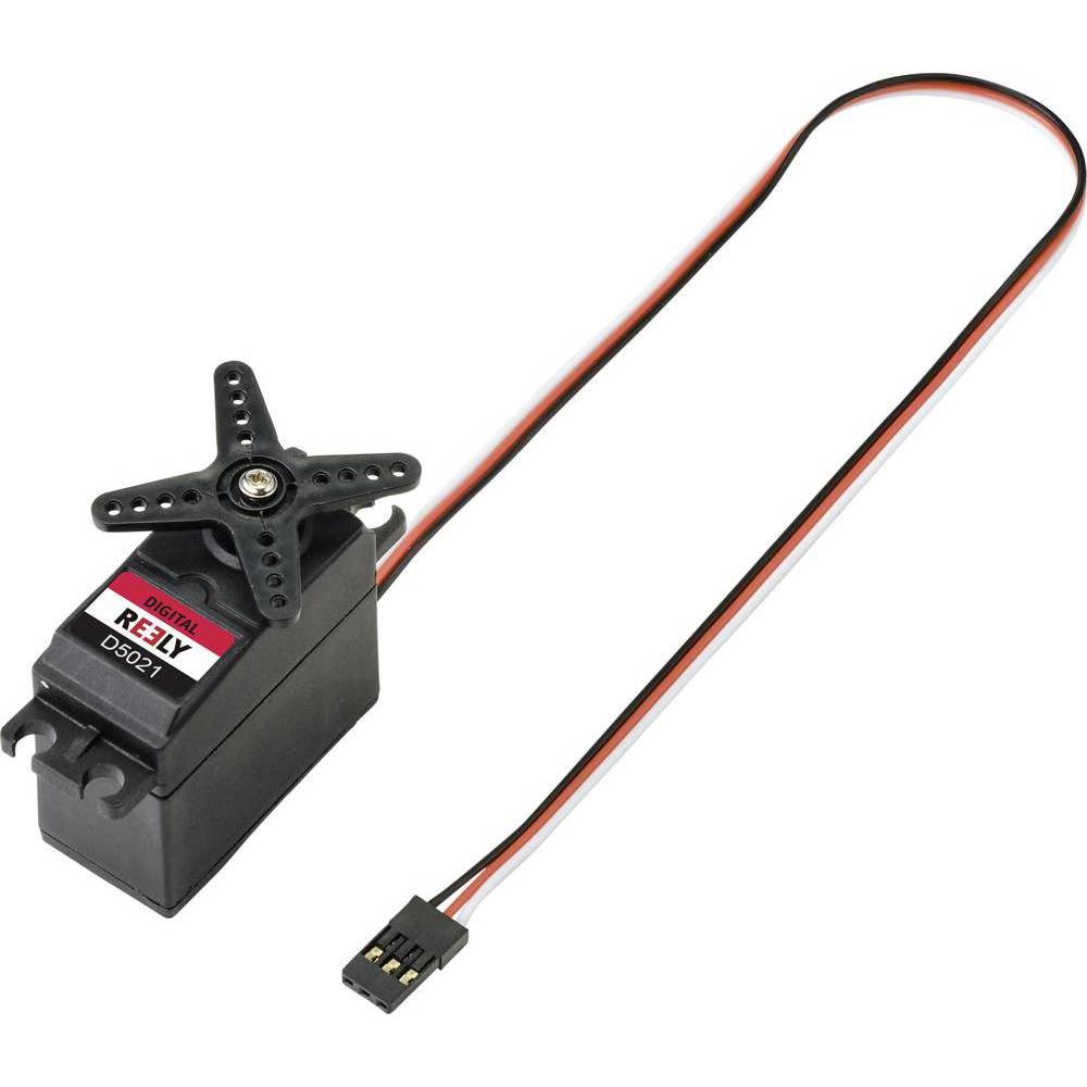 Thumbnail - Reely Standard-Servo D5021 Digital-Servo Getriebe-Material: Kunststoff Stecksystem: JR