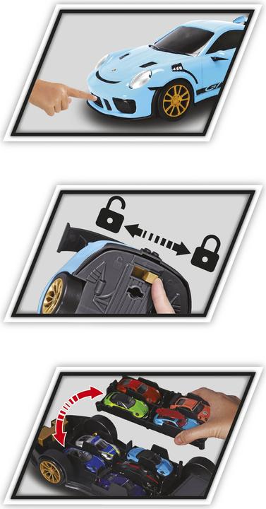 Produktbild Majorette Porsche 911 GT3 RS Koffer + 1 Auto