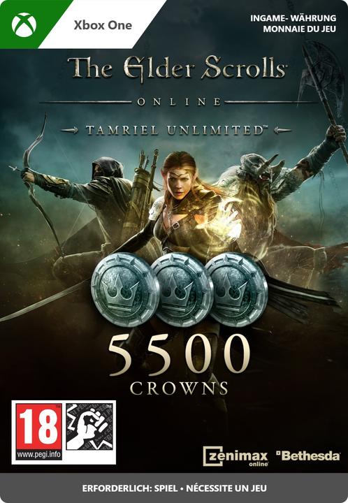 Produktbild Microsoft The Elder Scrolls Online: Tamriel Unlimited Edition 5500 Crowns (5500 CHF)