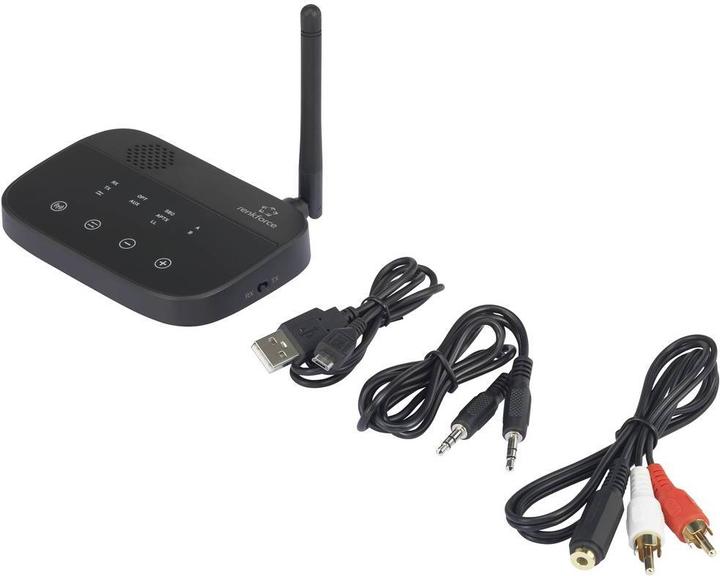 Immagine prodotto Renkforce Trasmettitore/Ricevitore musicale Bluetooth ad alte prestazioni da 100 metri (Trasmettitore e ricevitore)