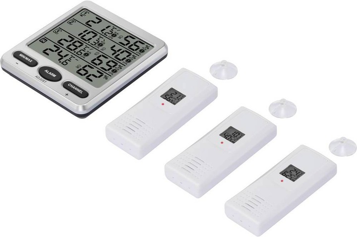 Produktbild Renkforce Funk-Thermo-/Hygrometer 8 Kanal