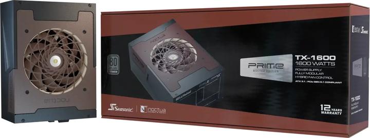 Produktbild Noctua PRIME TX-1600 Edition (schwarz, 2x 12VHPWR, 6x PCIe, Kabel-Management, 1600 Watt) (1600 W)