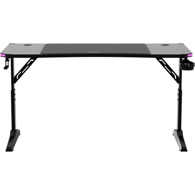 Huzaro Biurko gamingowe Hero 3.6 RGB Black, Tavolo gaming, Nero