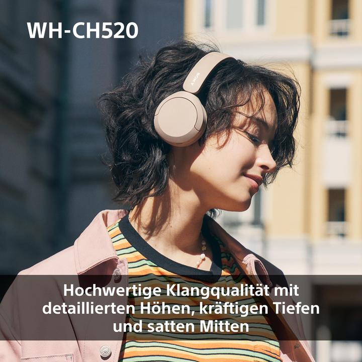 Produktbild Sony WH-CH520 (Keine Geräuschunterdrückung, 50 h, Kabellos)