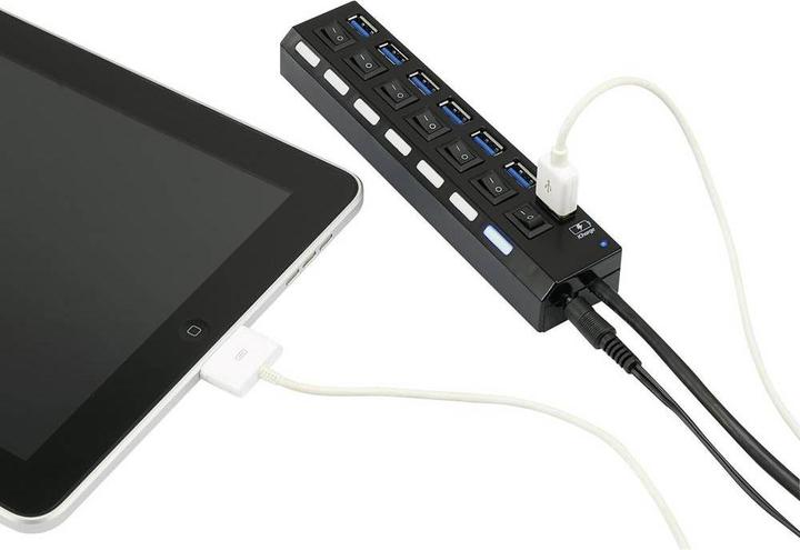 Productafbeelding Renkforce 7-poorts USB 3.0 (USB-A, 7 Havens)