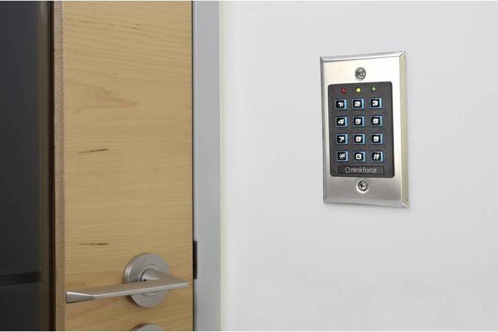 Actual product image Renkforce 1-channel multifunction code lock (Electronic numerical code)