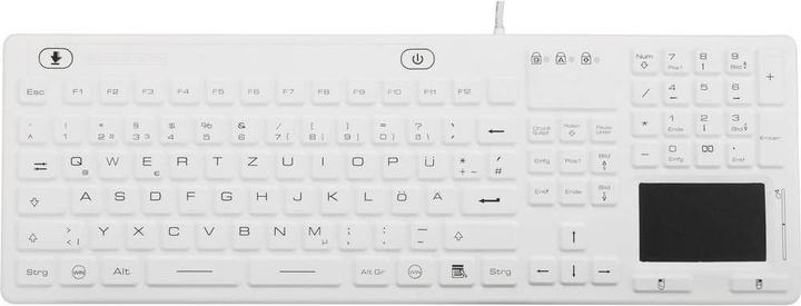 Productafbeelding Renkforce iM-IKB110-WH USB Toetsenbord Wit (DE, Bedraad)