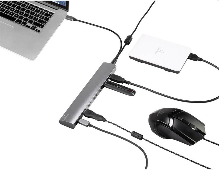 Actual product image Renkforce + (USB-C, 7 Ports)