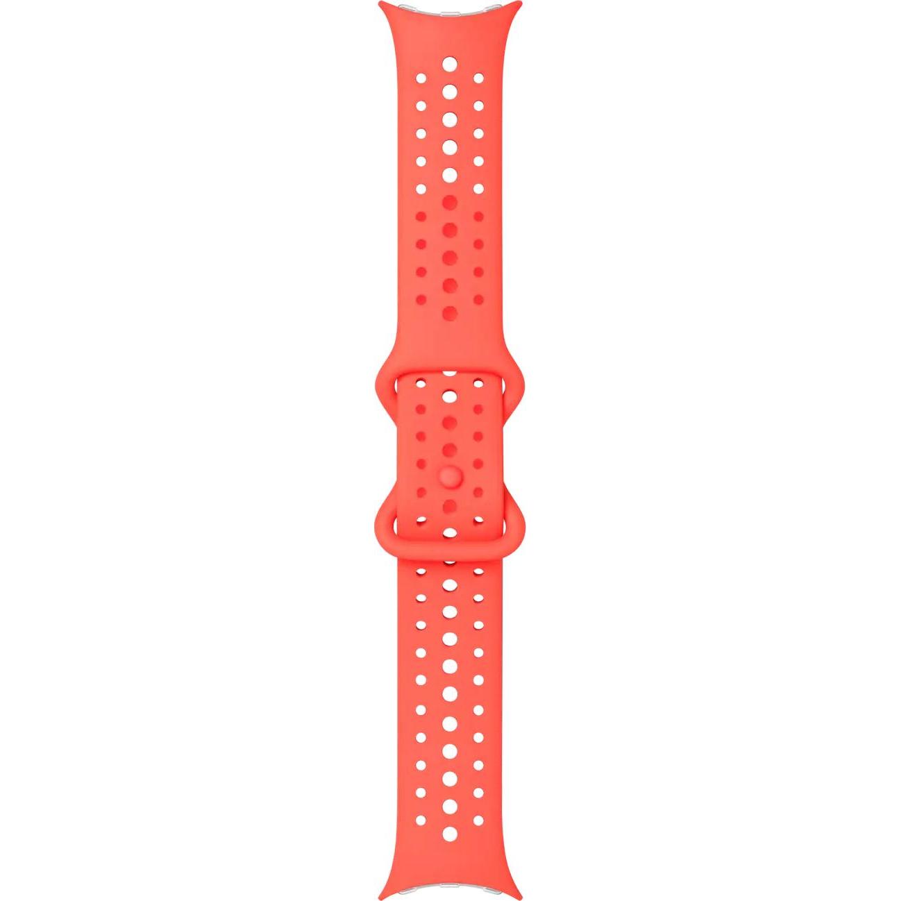 Google Armband (45 mm, Silikon, Google Pixel 3), Uhrenarmband, Rot