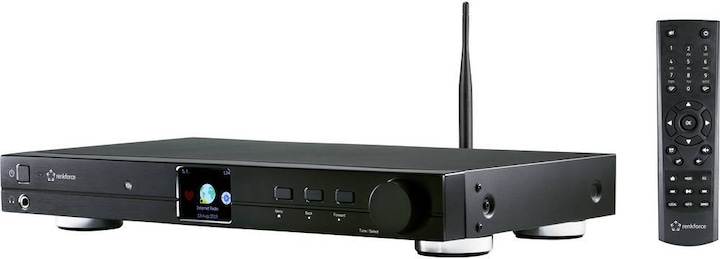 Immagine prodotto Renkforce RF-DAB-IR 1700 Sintonizzatore HiFi DAB+, FM, Internet Radio, Bluetooth, WLAN con capacità DLNA (DAB, FM, Bluetooth, WiFi)