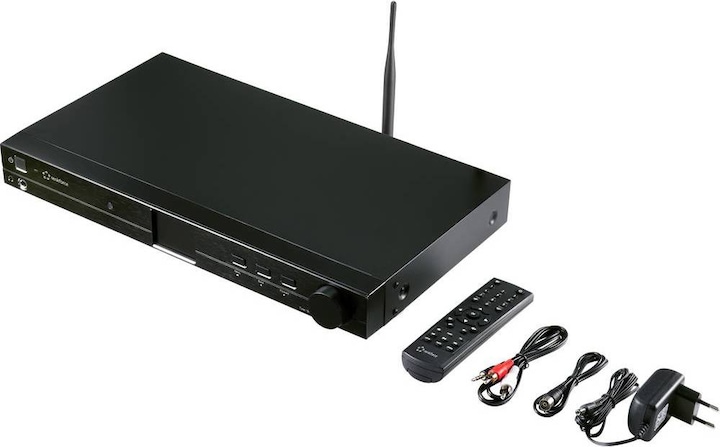 Immagine prodotto Renkforce RF-DAB-IR 1700 Sintonizzatore HiFi DAB+, FM, Internet Radio, Bluetooth, WLAN con capacità DLNA (DAB, FM, Bluetooth, WiFi)