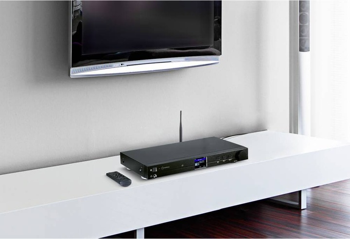 Immagine prodotto Renkforce RF-DAB-IR 1700 Sintonizzatore HiFi DAB+, FM, Internet Radio, Bluetooth, WLAN con capacità DLNA (DAB, FM, Bluetooth, WiFi)