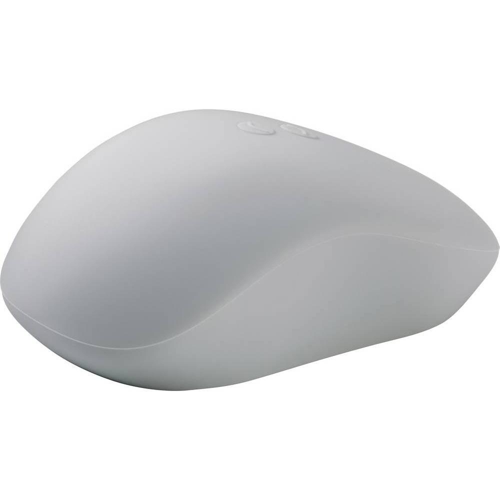 Renkforce IP53 spritzwassergeschützte kabellose Maus für Industrie, Labor und Medizin (Kabellos), Maus, Grau
