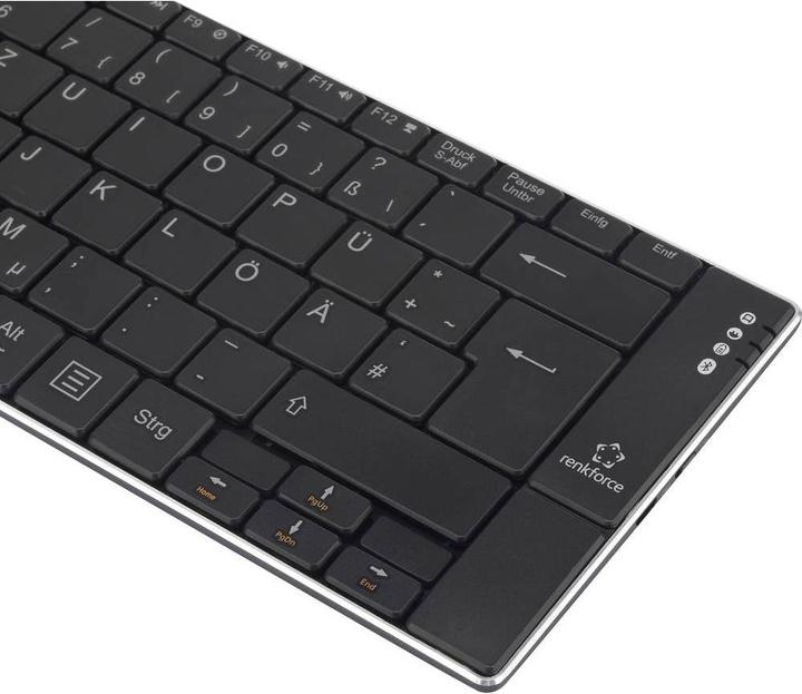 Produktbild Renkforce Bluetooth-Tastatur Slim (DE, Kabellos)