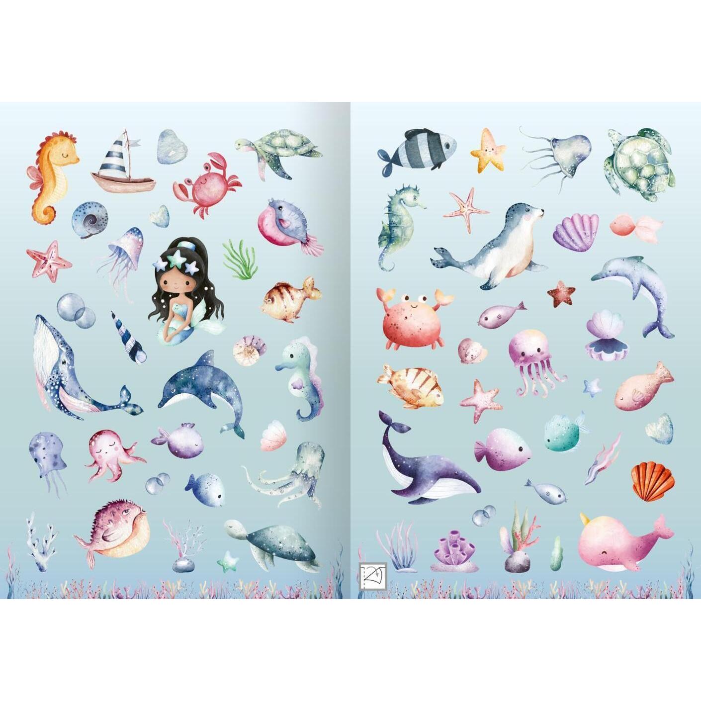 Thumbnail - Ars Edition, Sticker, Meine Aquarell-Sticker - Unter Wasser
