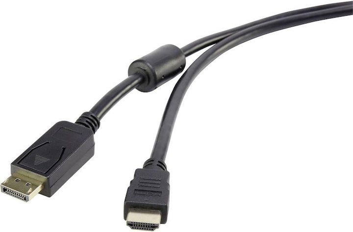 Produktbild Renkforce DisplayPort auf HDMI Anschlusskabel 3 m (3 m, HDMI, DisplayPort)