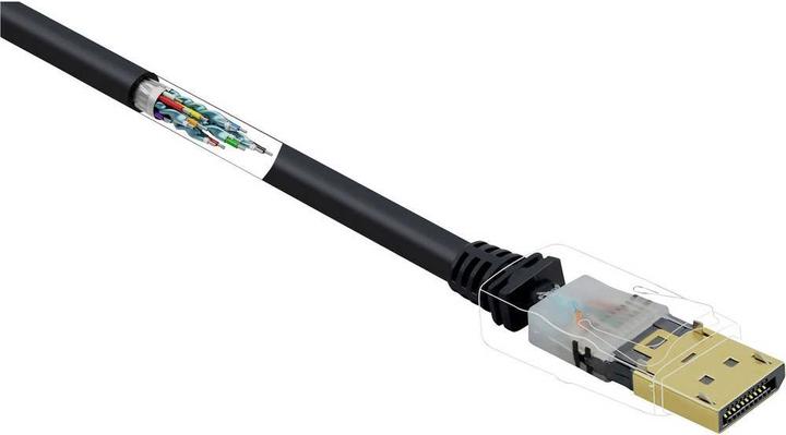 Produktbild Renkforce DisplayPort Anschlusskabel 7.5 m (7.50 m, DisplayPort, 1.2)